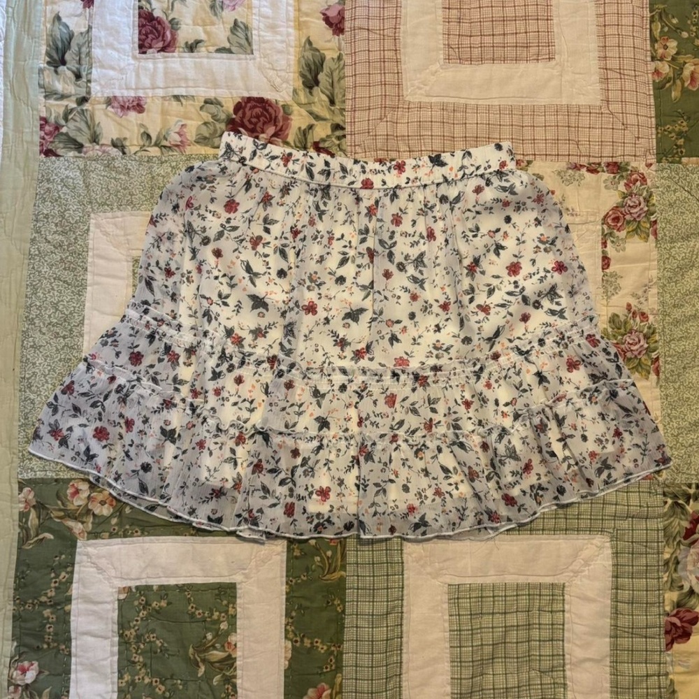 Abercrombie & Fitch Floral Mini Skirt